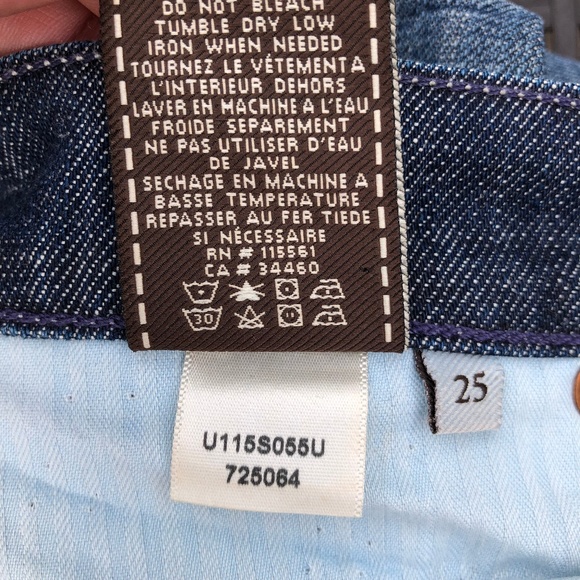 7 for all Mankind Dojo in San Clemente NWOT Sz 25 - Picture 7 of 8